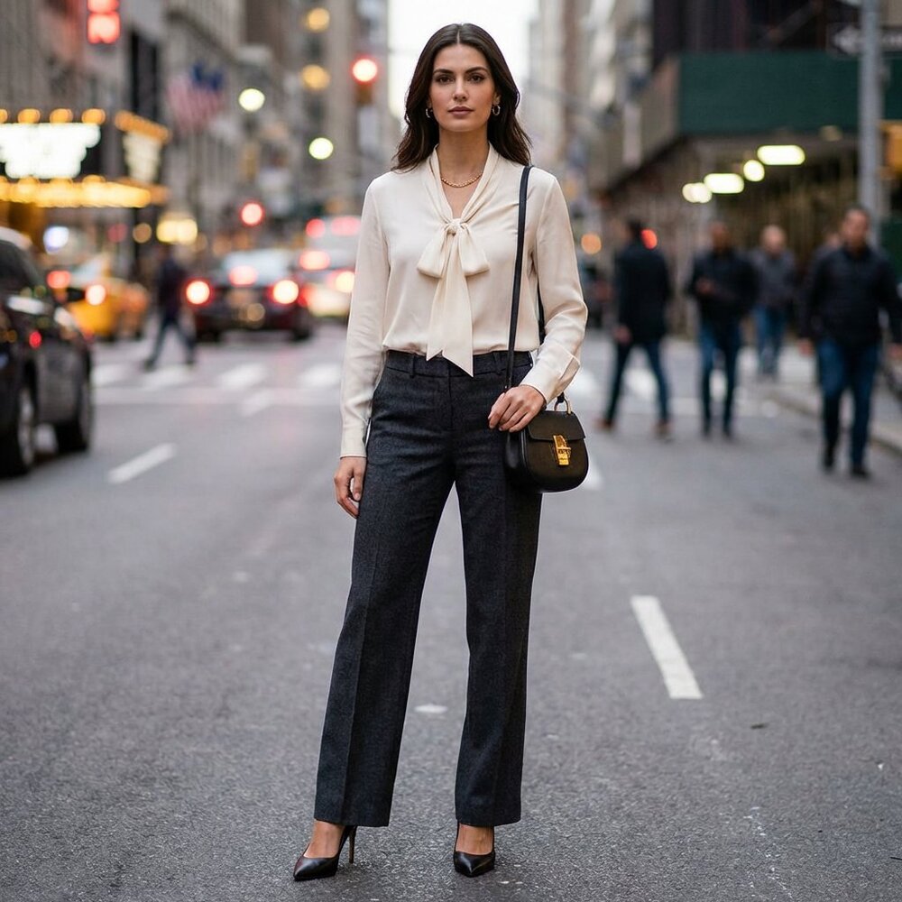 CHLOE BOOT CUT CHARCOAL GRAY WOOL DRESS TROUSERS PANTS SIZE EU 34 - Picture 1 of 6